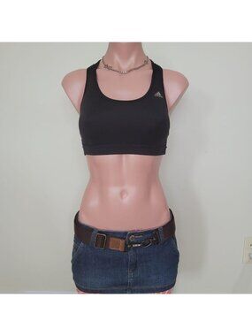 Adidas Athletic Performance Built-in Bra Crop Tank Top (XS-S)